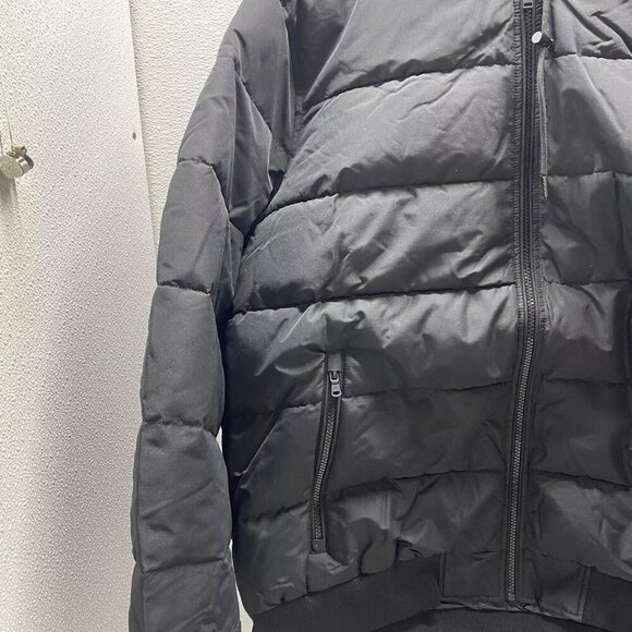 NEW MICHAEL KORS Mens Clarkson Packable Quilted Hooded Jacket Size XL Black - Picture 9 of 11